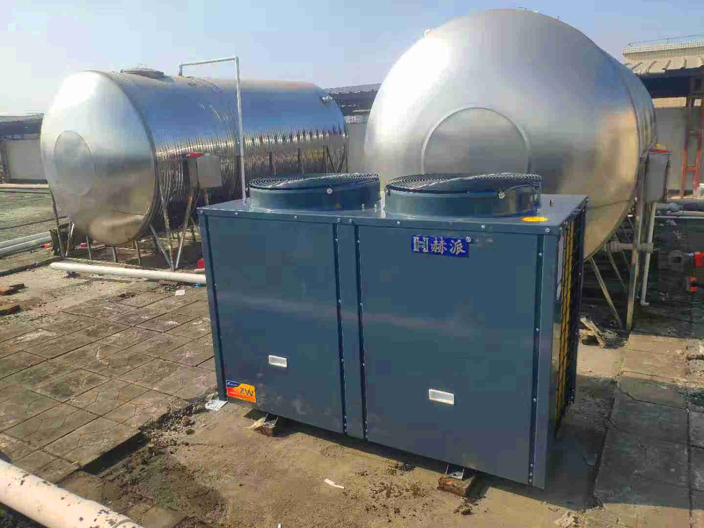 空气源热泵热水工程机组的设计、安装、计算详解